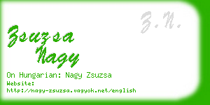 zsuzsa nagy business card